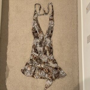 Outcast Snake Print Mini Dress